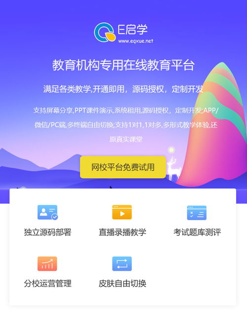 在线网校系统源码开发,教育系统源码,app pc 后台